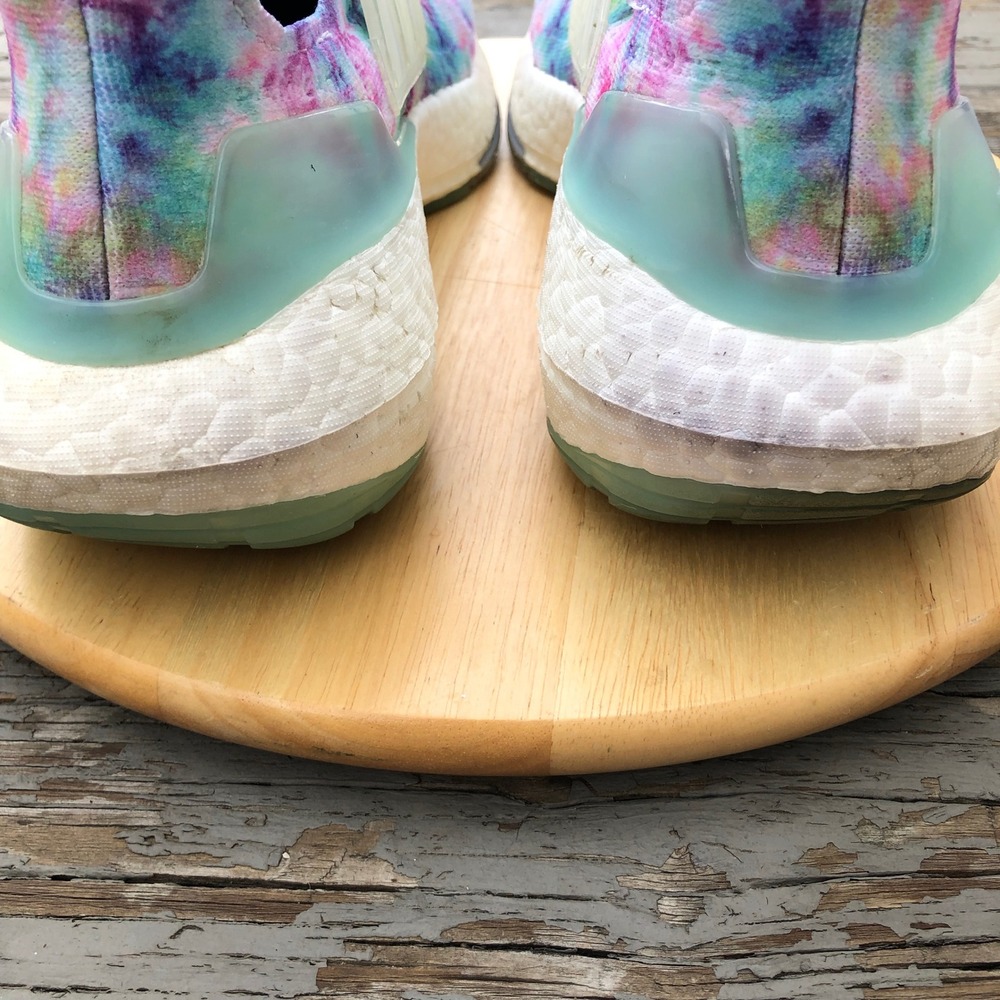 Adidas UltraBoost 21 GZ7104 Womens 9.5 US Pink Tie Dye Purple Running Shoes Gym - Picture 9 of 13